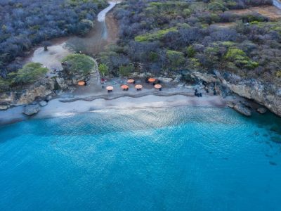 luchtfoto strand Jeremi